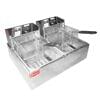 6L Deep Fryer Double Tank Machine Electric YF-82 - Image 2