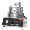 The Pop Corn Machine Gas Commercial (Small) GZHX0020 features a stainless steel build and bilingual Chinese-English control switches and dials, branded “Fresco’s.”.