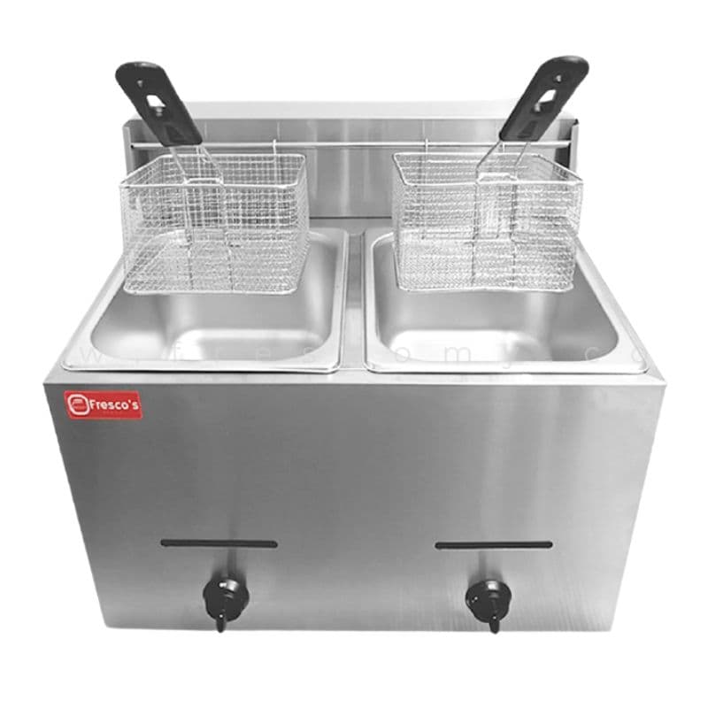 Deep Fryer Machine Gas Double Tank FR-72
