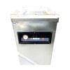 The Vacumm Sealer Packing Machine DZ400 FD2Q is a stainless steel commercial vacuum sealer with a clear lid, front control panel, buttons, and pressure gauge.