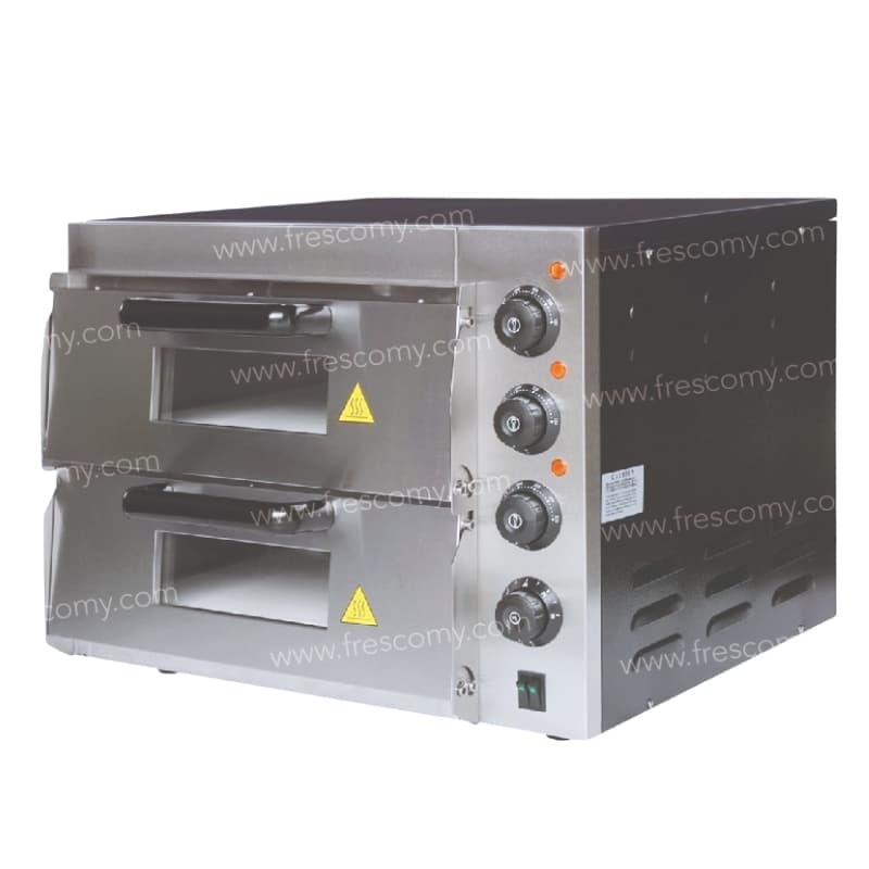 Oven Double Deck With Pizza Stone Machine Electric FEP2PT