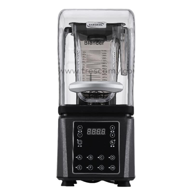 Ice Blender Machine Digital 1800w Sound Proof FR-3120B