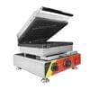 The FNP-482 Waffle / Croffle Square Maker Machine Deeper Size (Electric) comes with an innovative open-top design, ridged plates, and control dials on a vibrant red panel, making it perfect for effortlessly crafting delicious croffles and waffles.
