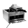 A Smiley Face Egg Waffle Electric Machine featuring control buttons, a power cable, and a top sealing component.
