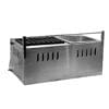 Hotdog Grill Machine Gas with Deep Fryer featuring open slots and a compartment.