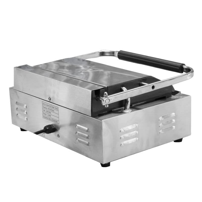 Commercial Grill Panini Sandwich Big Flat Single Electric Machine