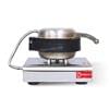 The Waffle Ice Cream Bowl Machine Electric FNP-619 FR-29A sits on a sleek stainless steel base, showcasing the distinctive Fresco's label.