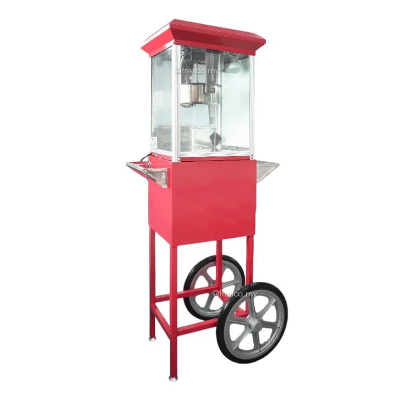 Popcorn Small Machine Electric with Wheel Trolley FET-POP6A-E