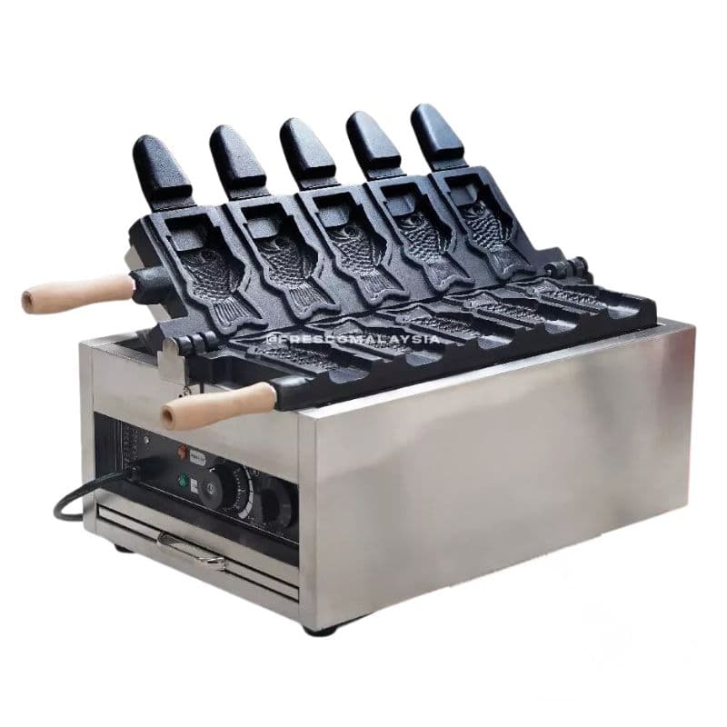 Taiyaki Fish Open Mouth 5pcs Machine Electric Ice Cream NP-209
