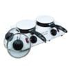 The Food Warmer Double Melting Pot FRS20048 features dual pots with black handles, two glass lids, and temperature control knobs on a sleek white base labeled "Chocolate Machine," perfect for warming your favorite treats.