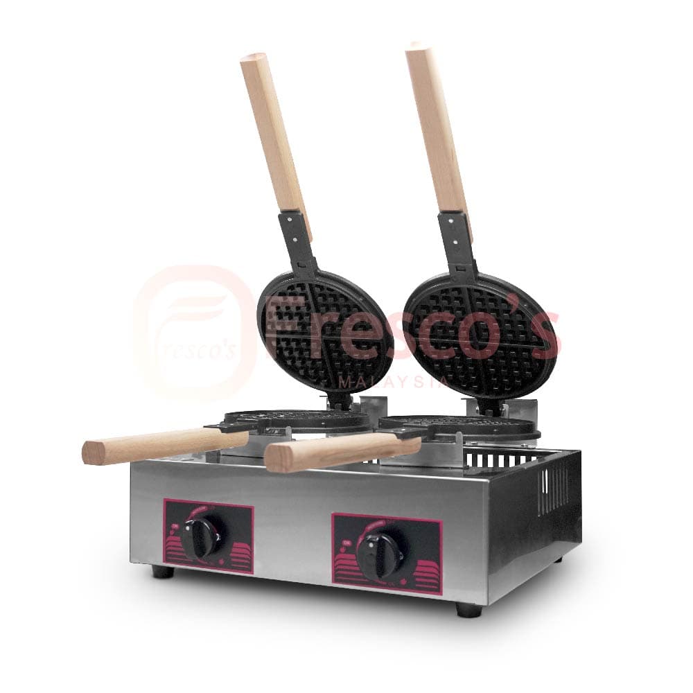 Thin Waffle Machine Double Gas FDS-2.R