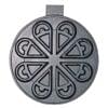 The Waffle Plate Water Tear Round Plate Mould Spare Part features eight heart-shaped segments in a circular layout—ideal as a replacement for your waffle iron.